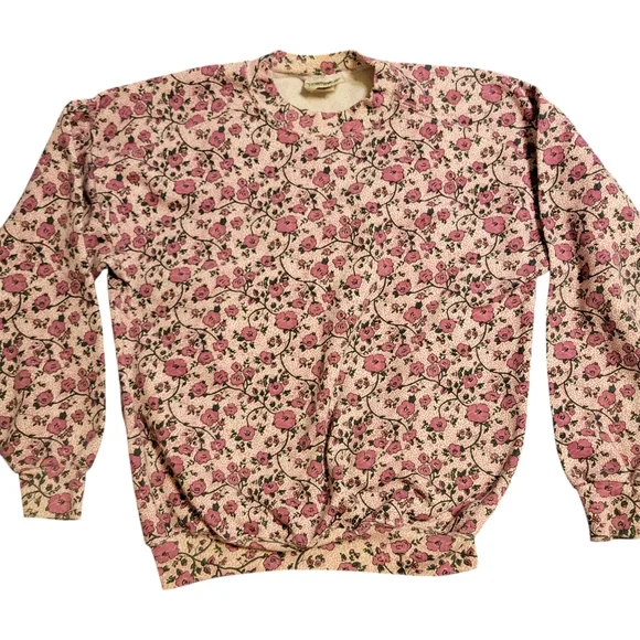 Vintage Northern Reflections Sweatshirts - 1990s Floral Sweatshirts - Set of 2 - Picture 3 of 6